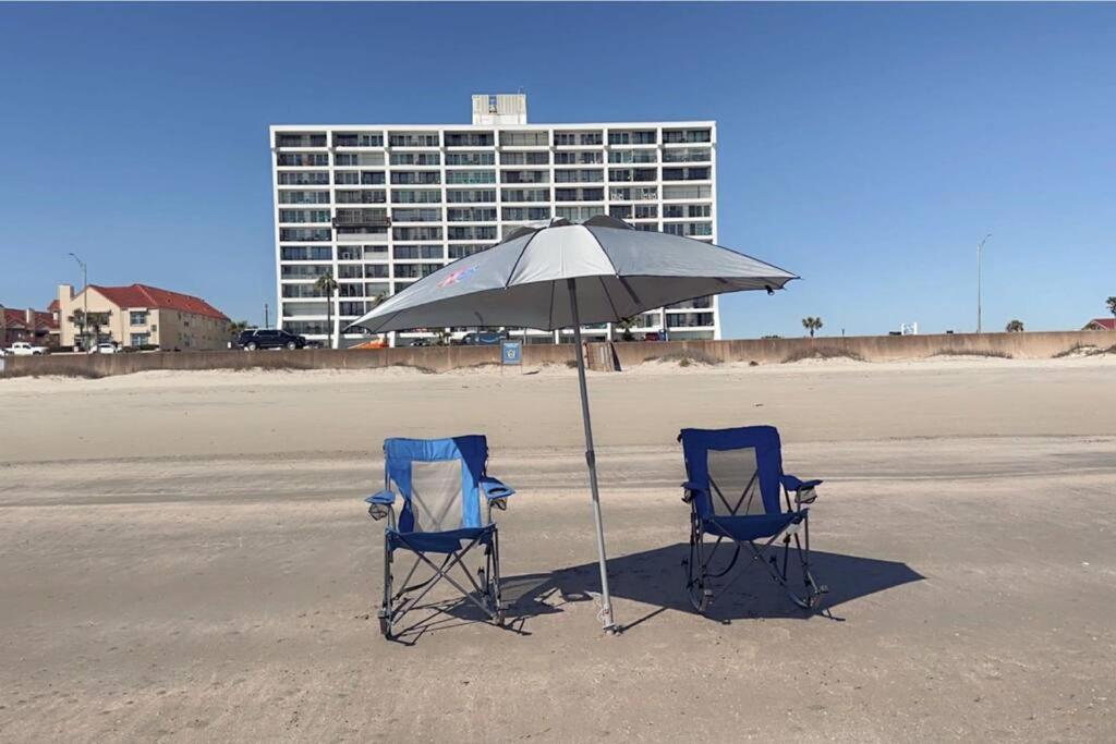 Bello Condominio Con Vista Al Mar, Jacuzzi Interno ガルベストン エクステリア 写真